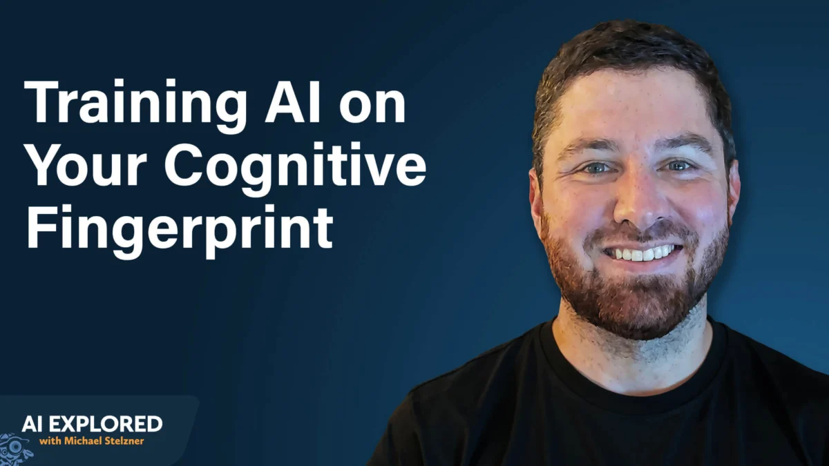 Beyond the Bot: The "Cognitive Fingerprint" Method for True AI Personalization