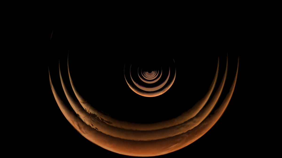 Celestial Snapshot: NASA’s Psyche Spacecraft Captures Stunning Mars Flyby